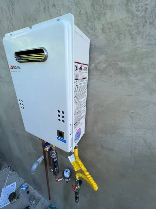 Tankless water heater installation for The Provinces homes